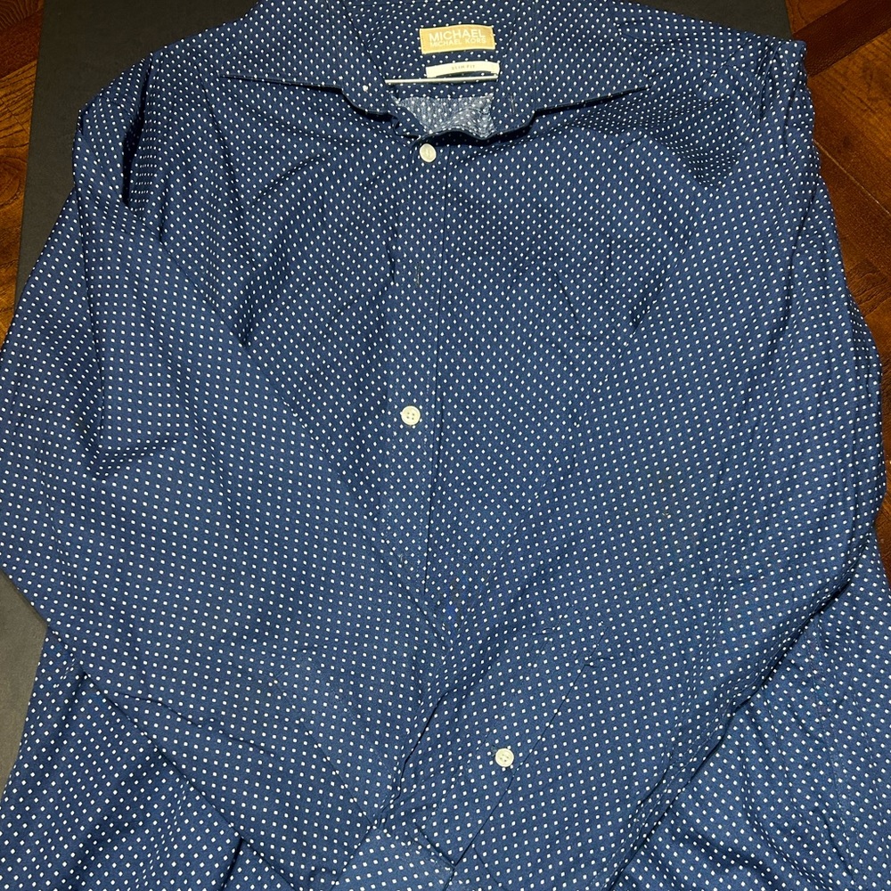 Blue dressy shirt